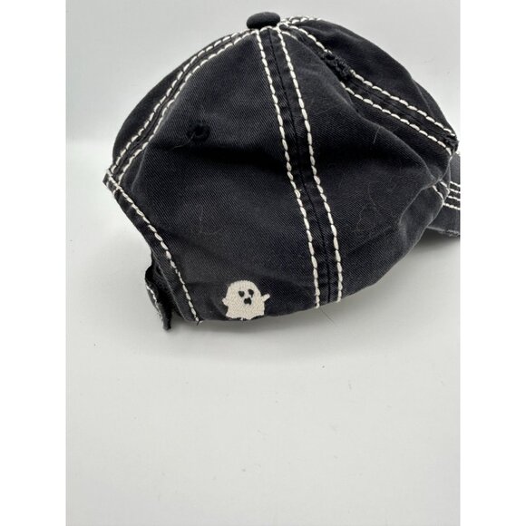 Vintage Distressed "Im Here For The Boos" Halloween Baseball Cap Adjustable Blac - Picture 3 of 6